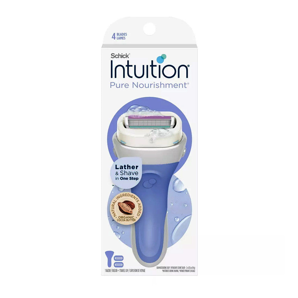 Schick Intuition Razor Pure Nourishment With Coconut Milk And Almond Oil 1 Ea